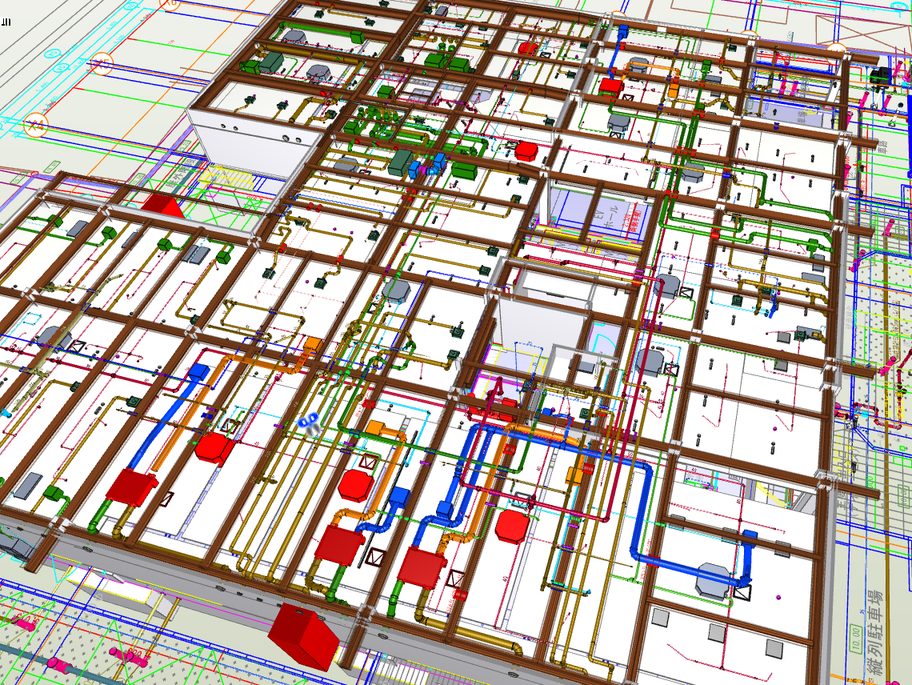 設計・施工情報を集約した統合BIMモデル